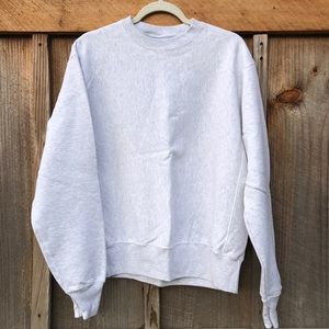 Champion Crewneck Sweatshirt Grey Tri Blend